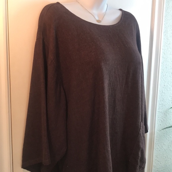 Kleën Linen Blend Lagenlook Top - Picture 3 of 16